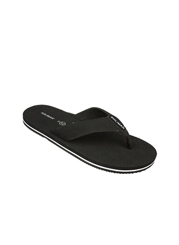 Sandalia Plana para Hombre SOLIMAR UZ2552NEG