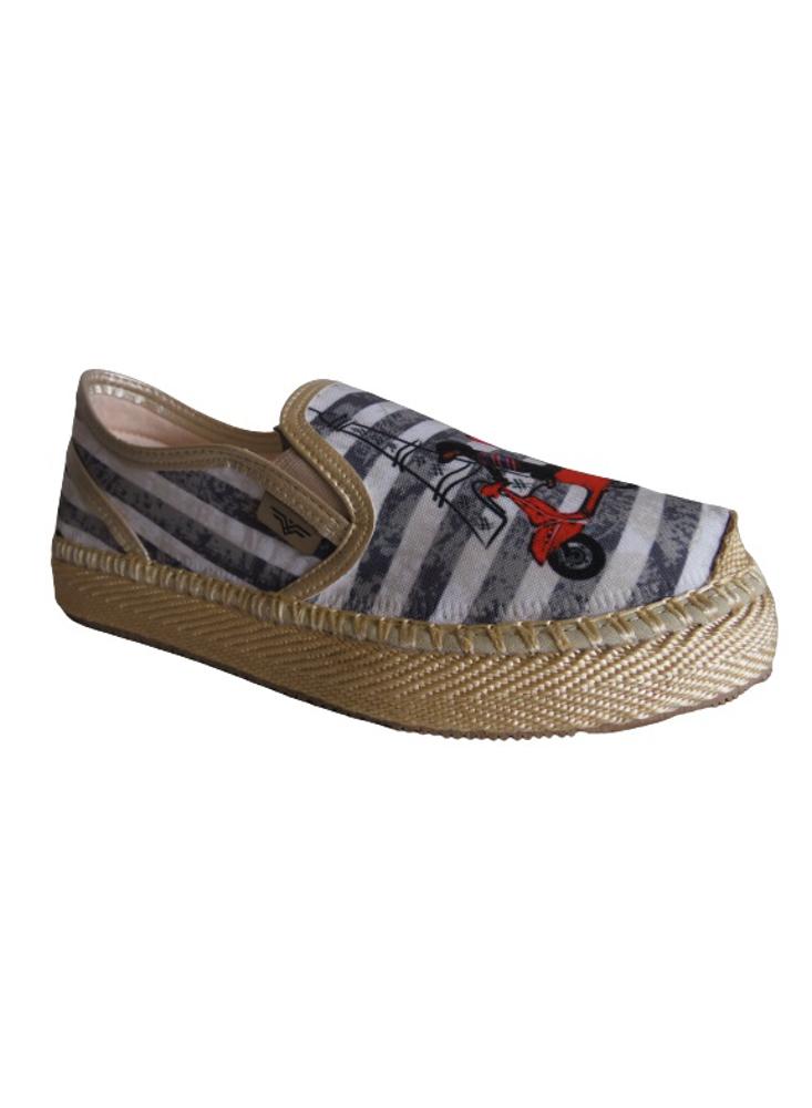 Alpargata Slip On Calzado Guerreros Pt 003 Perro Beige