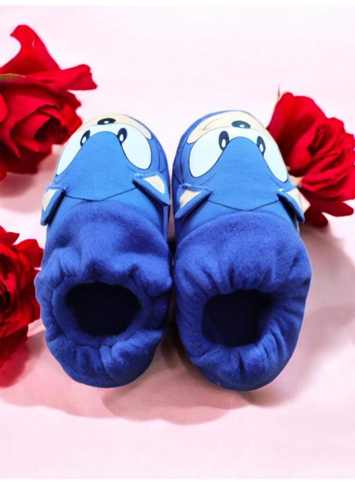 Babuchas Pantuflas Sonic Niños El Destello Azul