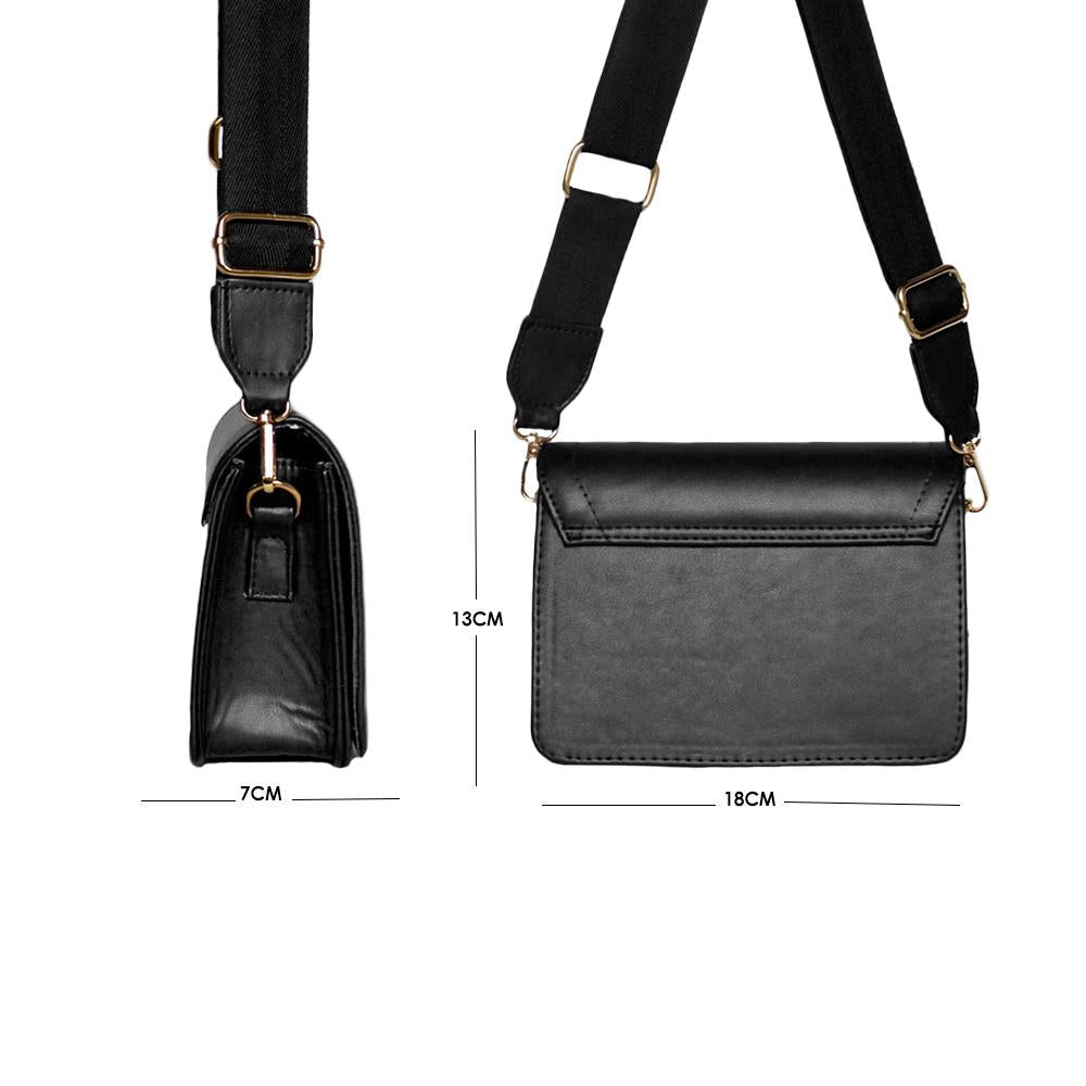 Bolso Dama Doble Funcion Mujer Manos Libres Niza Negro