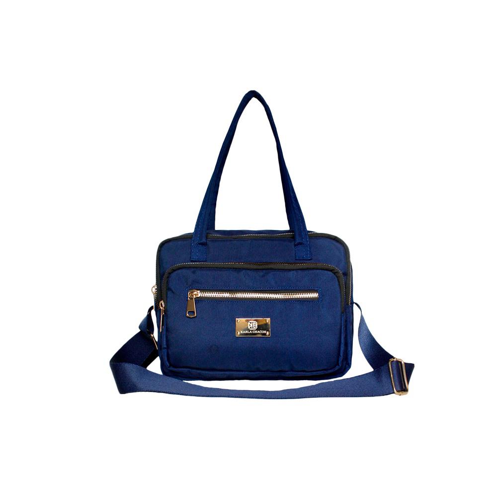 Bolso Dama Mujer Doble Funcion Manos Libres Sele Azul