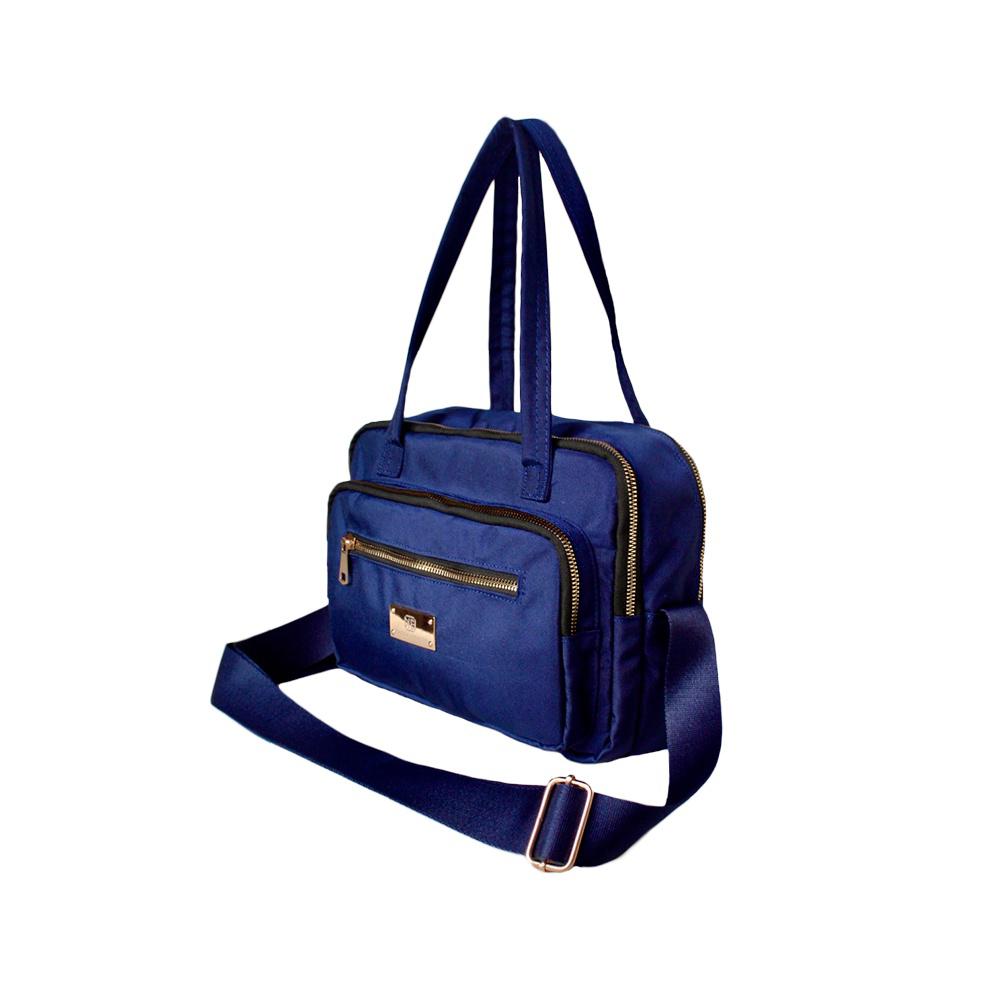 Bolso Dama Mujer Doble Funcion Manos Libres Sele Azul