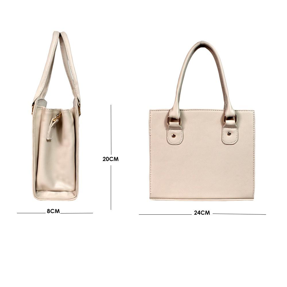 Bolso Doble Funcion De Dama Mujer Karla Chacon Jess Beige