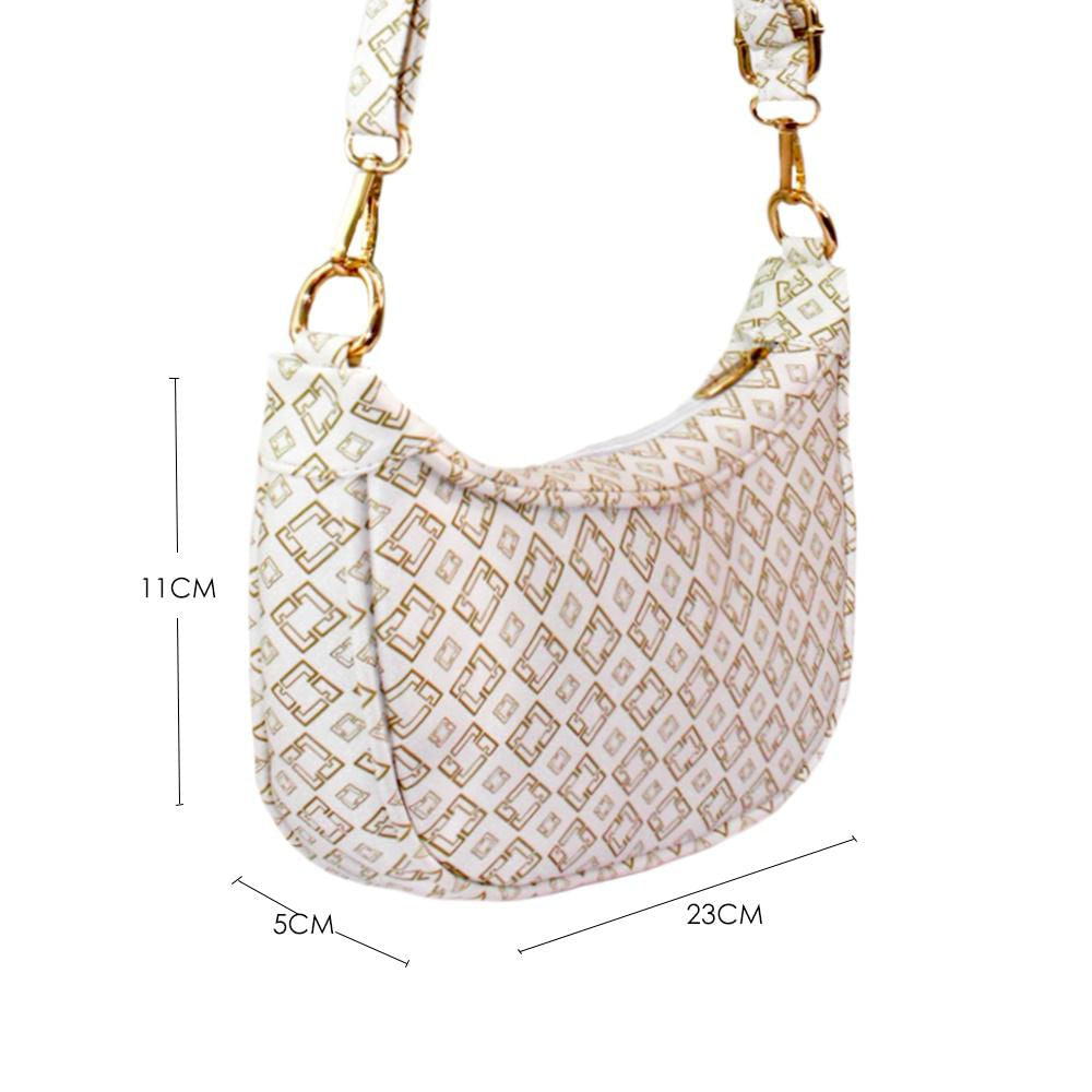 Bolso Manos Libres Dama Mujer Karla Chacon Zoey Beige