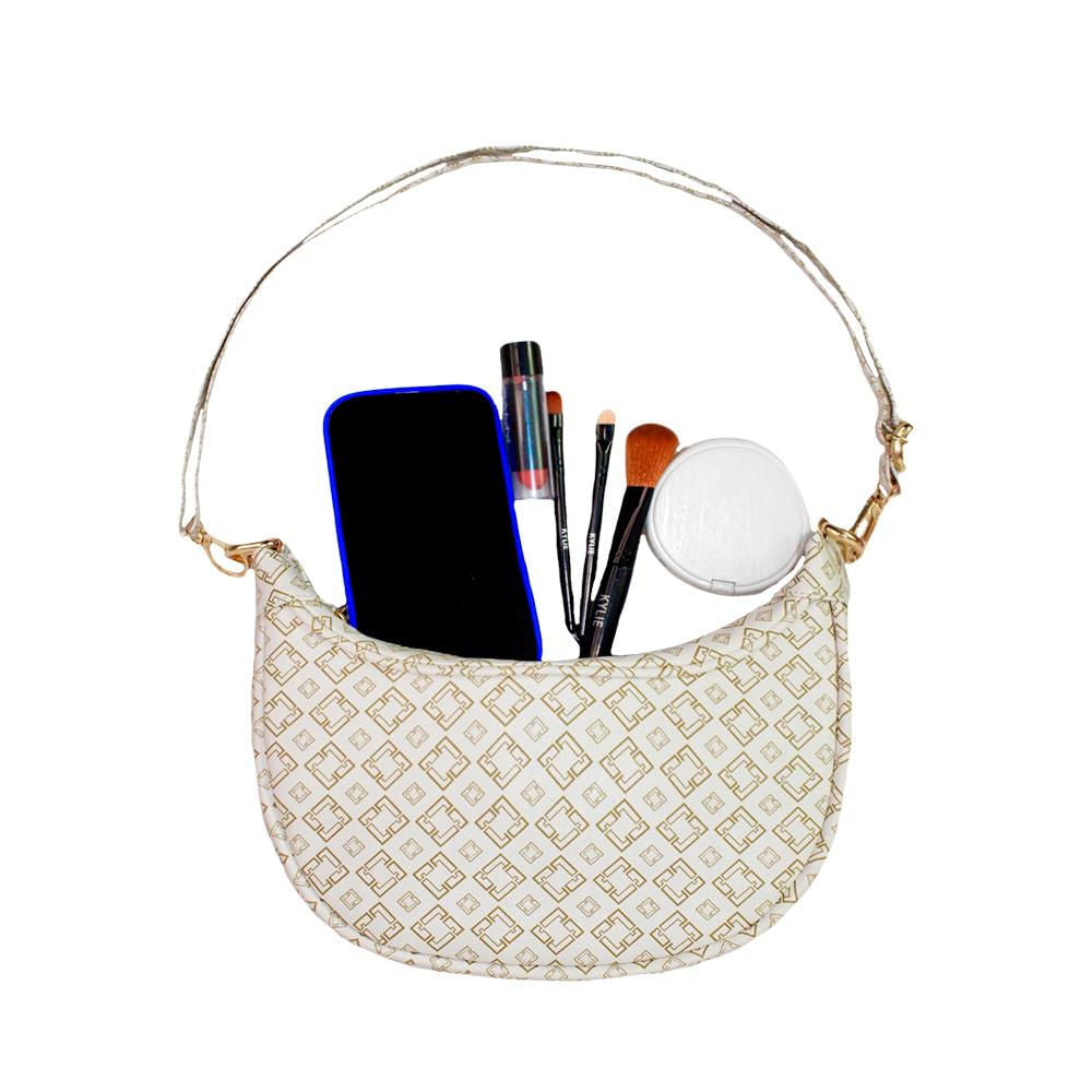 Bolso Manos Libres Dama Mujer Karla Chacon Zoey Beige