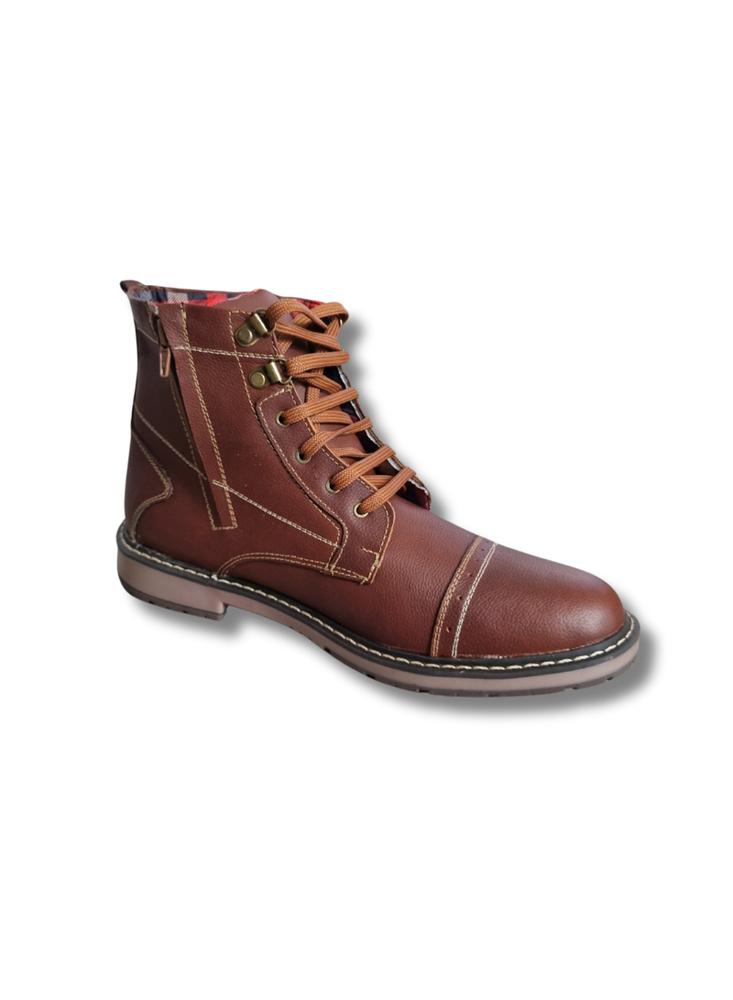 Bota Casual Para Hombre Estilo Clasico Con Toque Moderno