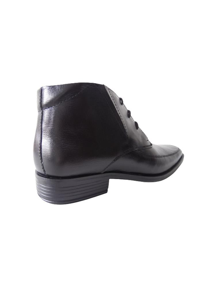 Bota Formal Para Hombre Cuero Calzado Guerreros Gp 1607 Negro
