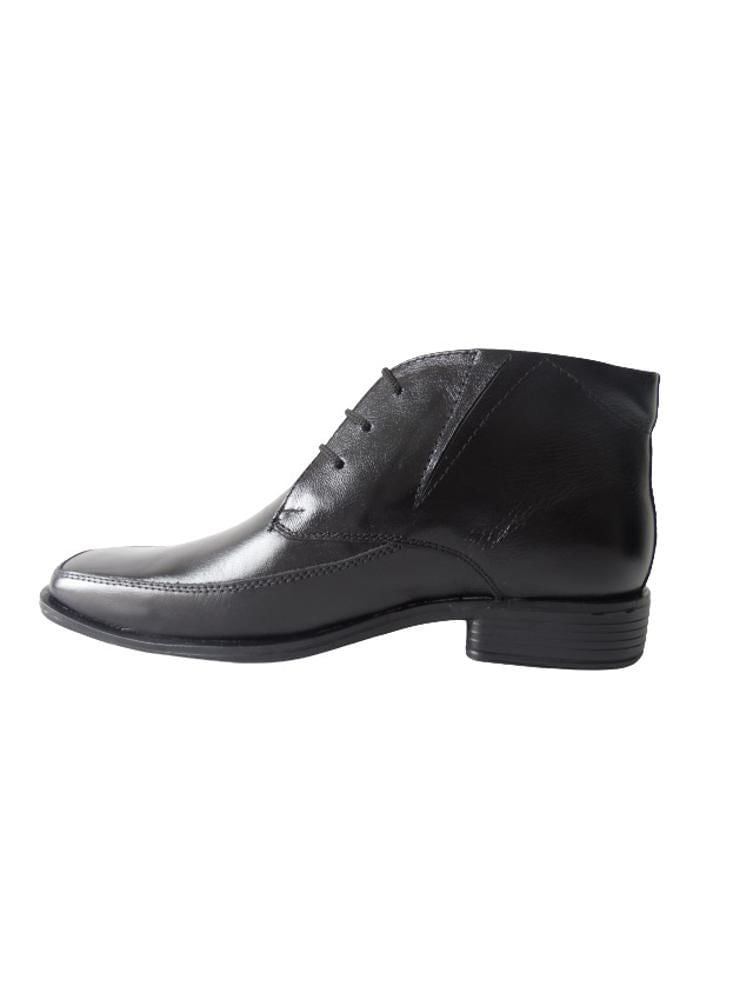 Bota Formal Para Hombre Cuero Calzado Guerreros Gp 1607 Negro
