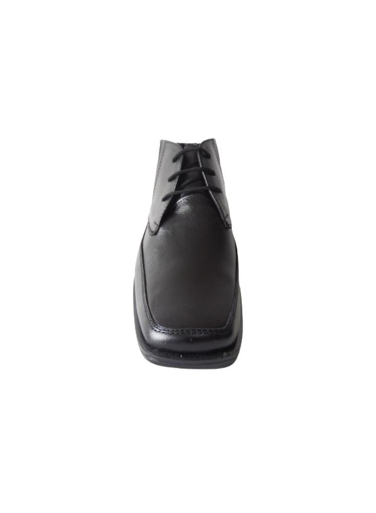 Bota Formal Para Hombre Cuero Calzado Guerreros Gp 1607 Negro