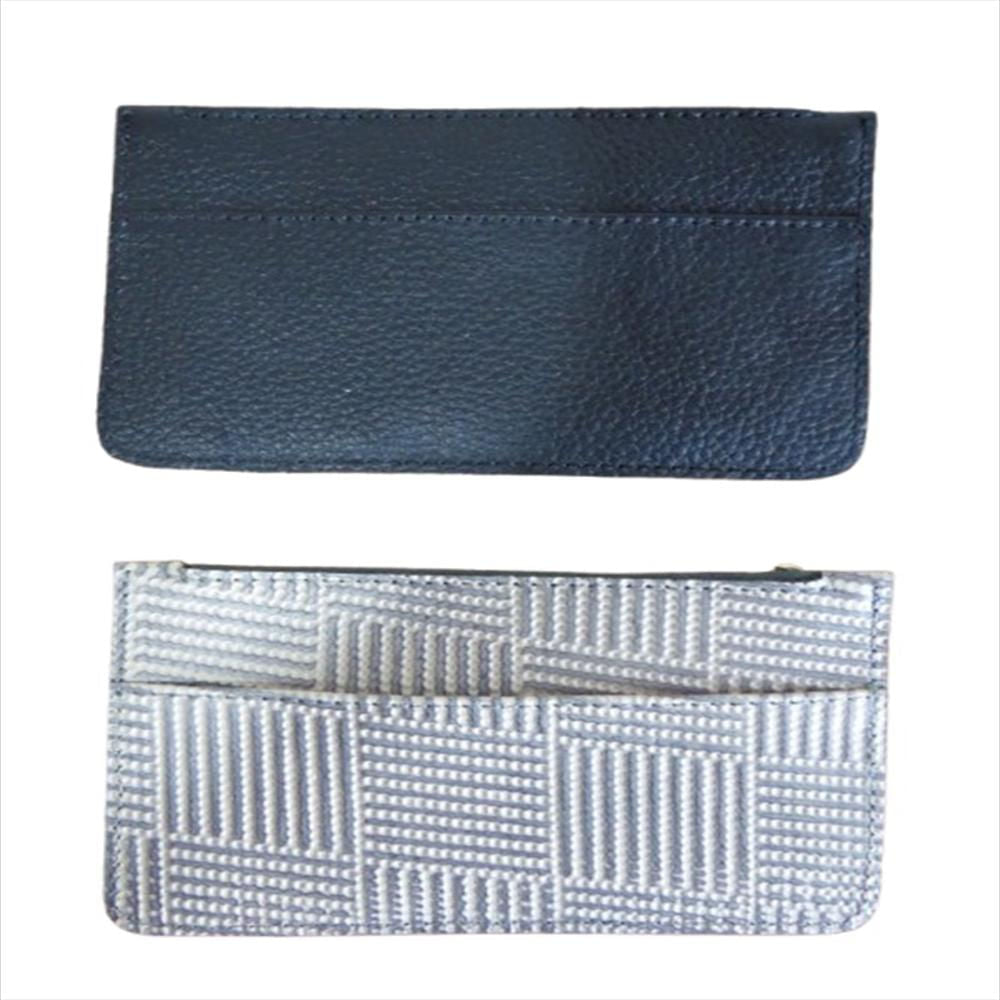 Combo De Monedero Con Portapapeles Para Mujer Calzado Guerreros, Mf 006 Negro X Gris