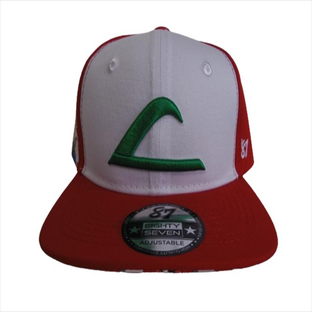 Gorra Junior Pokemon Ash Calzado Guerreros Gr 015 Rojo X Blanco