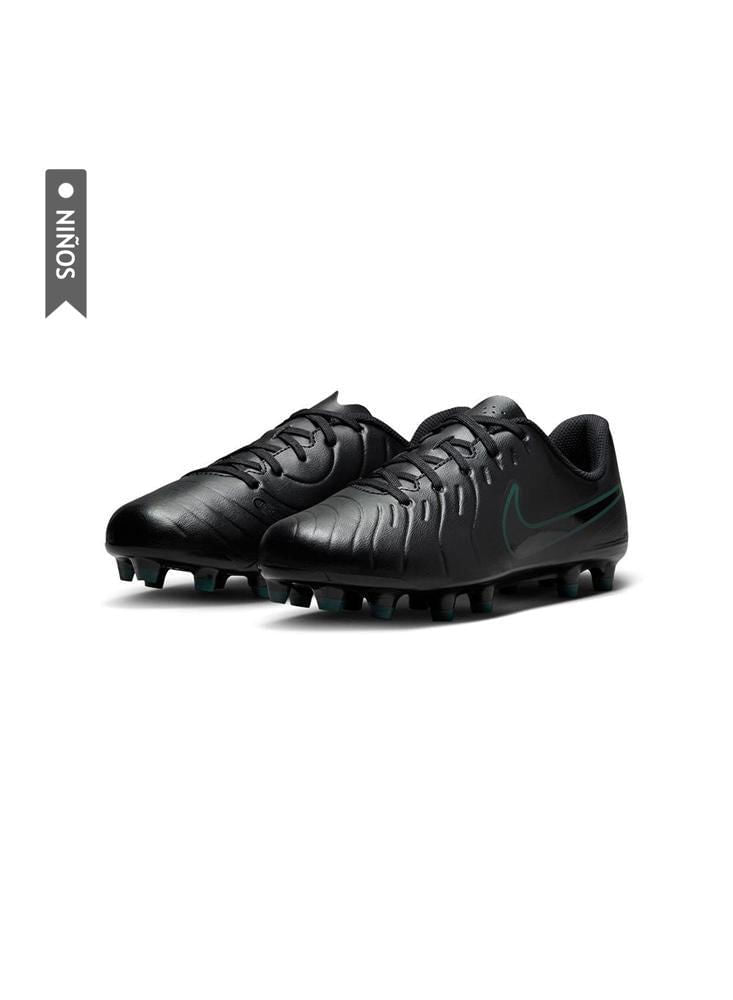 Guayos Nike Jr Legend 10 Club Fg/Mg Niño Negro/Verde