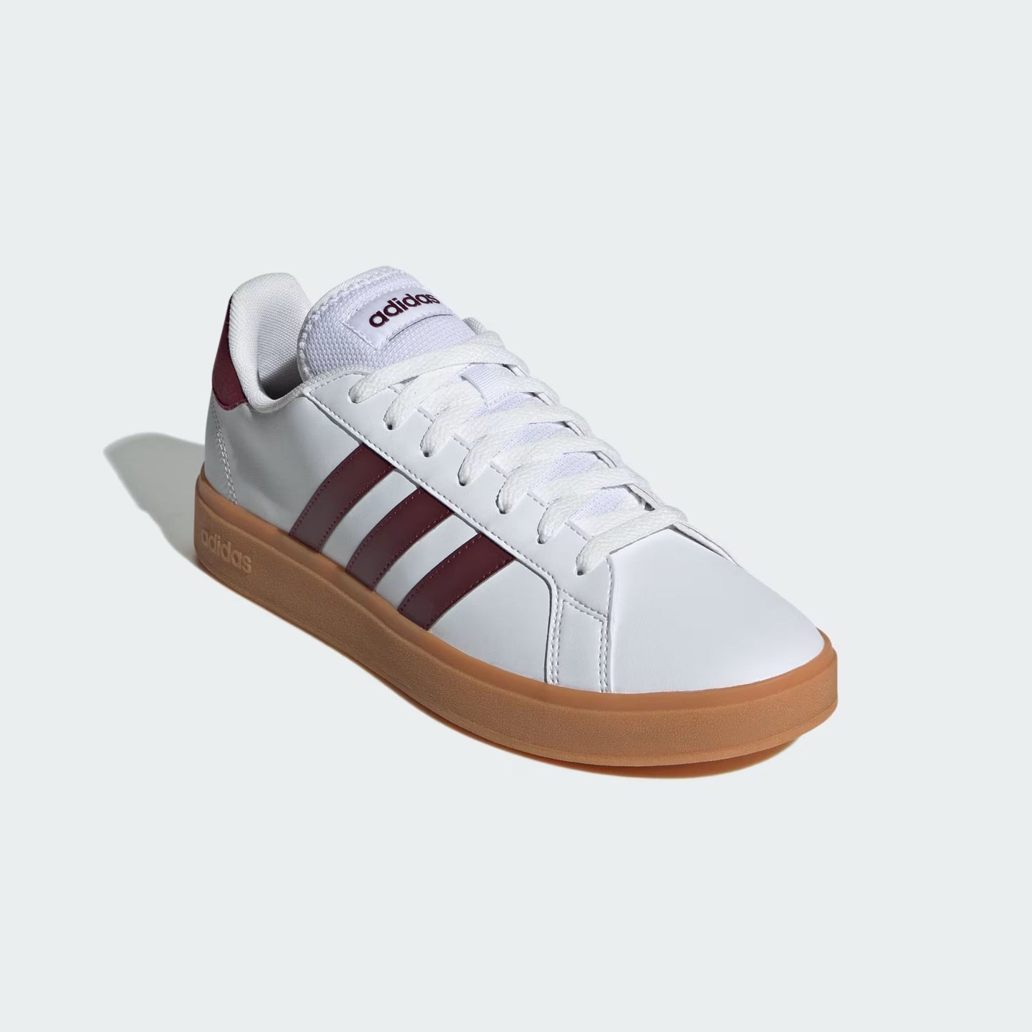 Tenis Adidas Hombre Grand Court TD ID1181 Blanco Rojo
