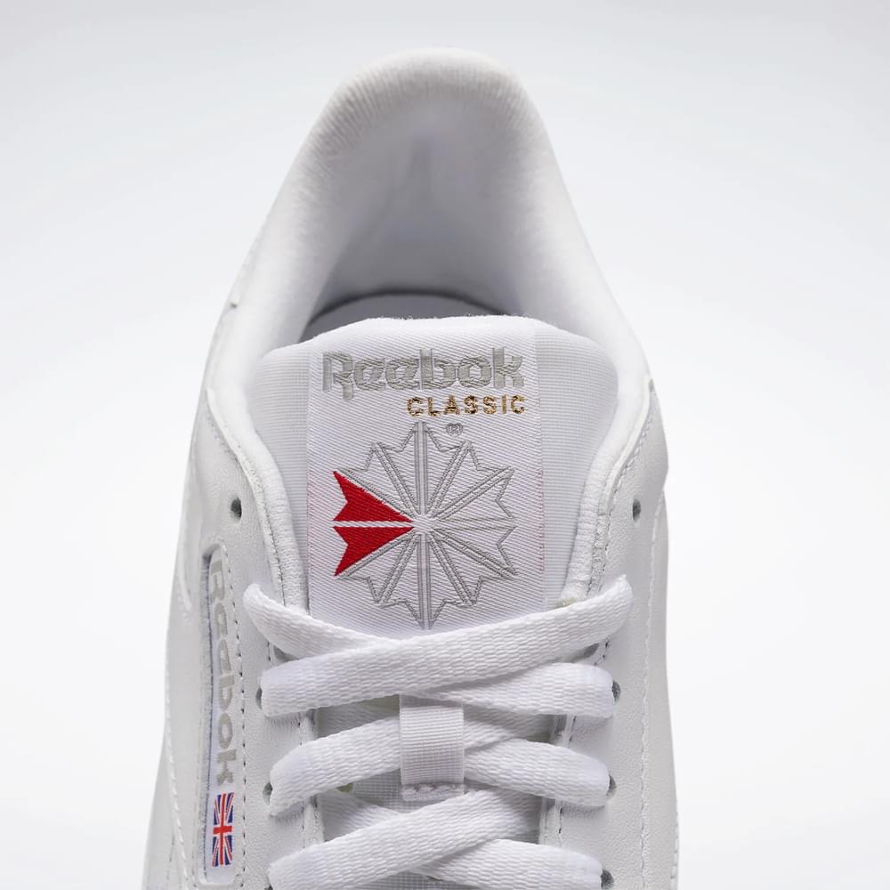 Reebok Classic Leather Tenis Blanco De Hombre Para Moda