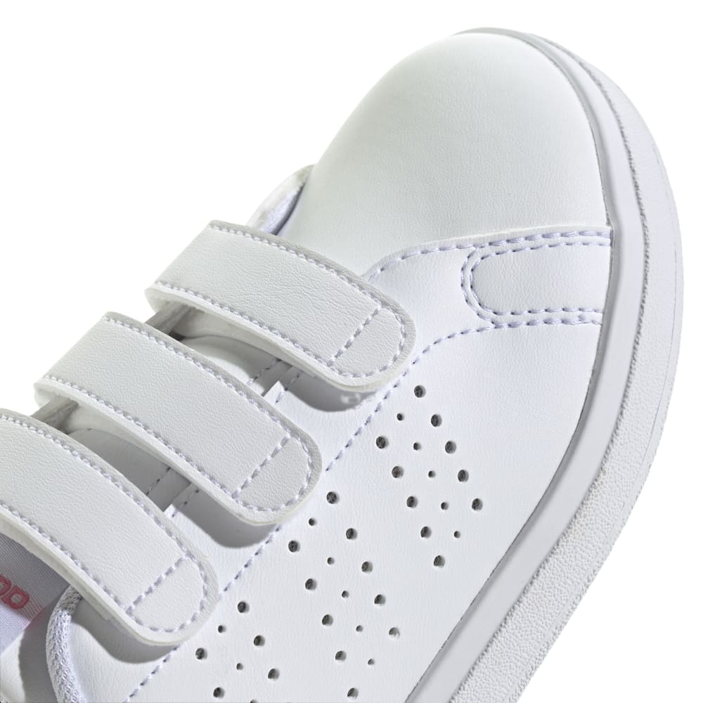 Adidas Advantage Base 2.0 Tenis Blanco De Niño Para Moda
