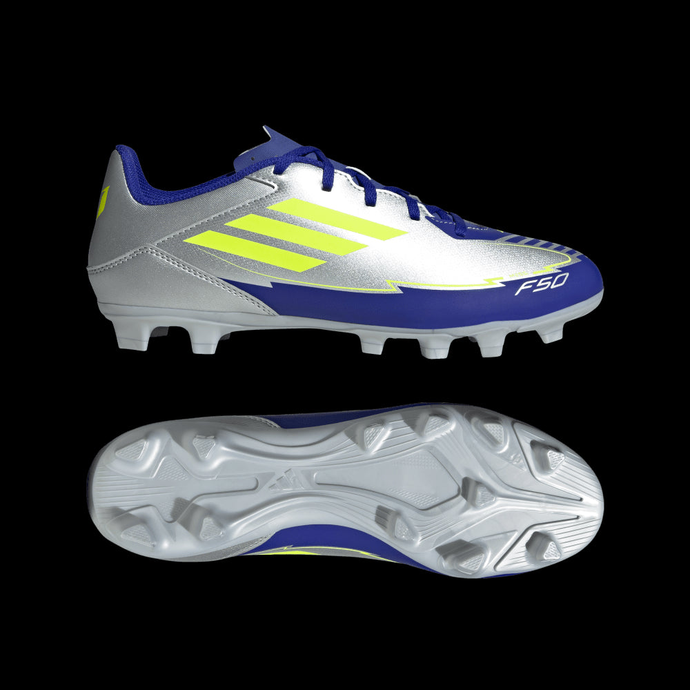 Adidas F50 Club Fg/Mg Mess Guayos gris unisex para futbol