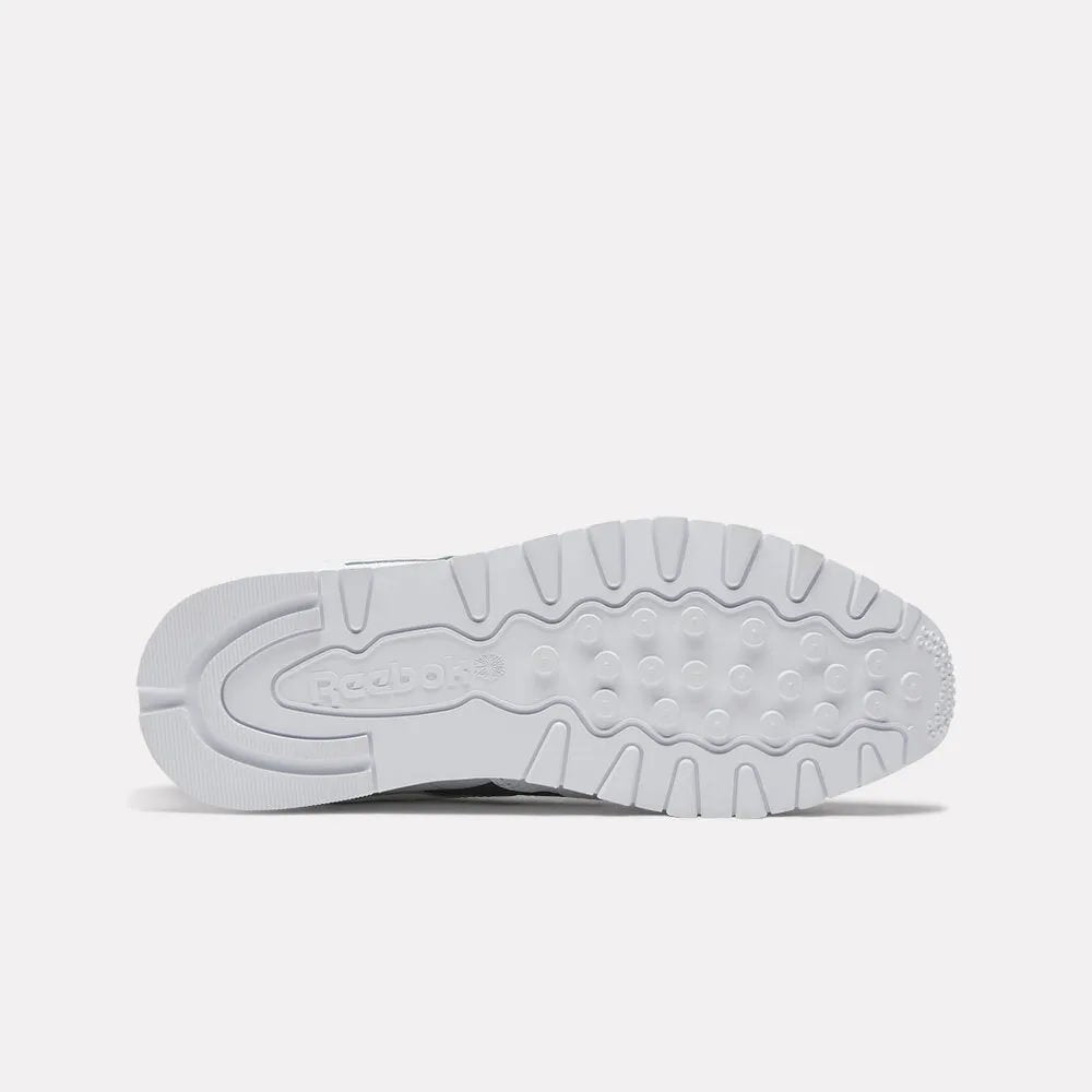 Reebok Classic Leather Tenis Blanco De Hombre Para Correr