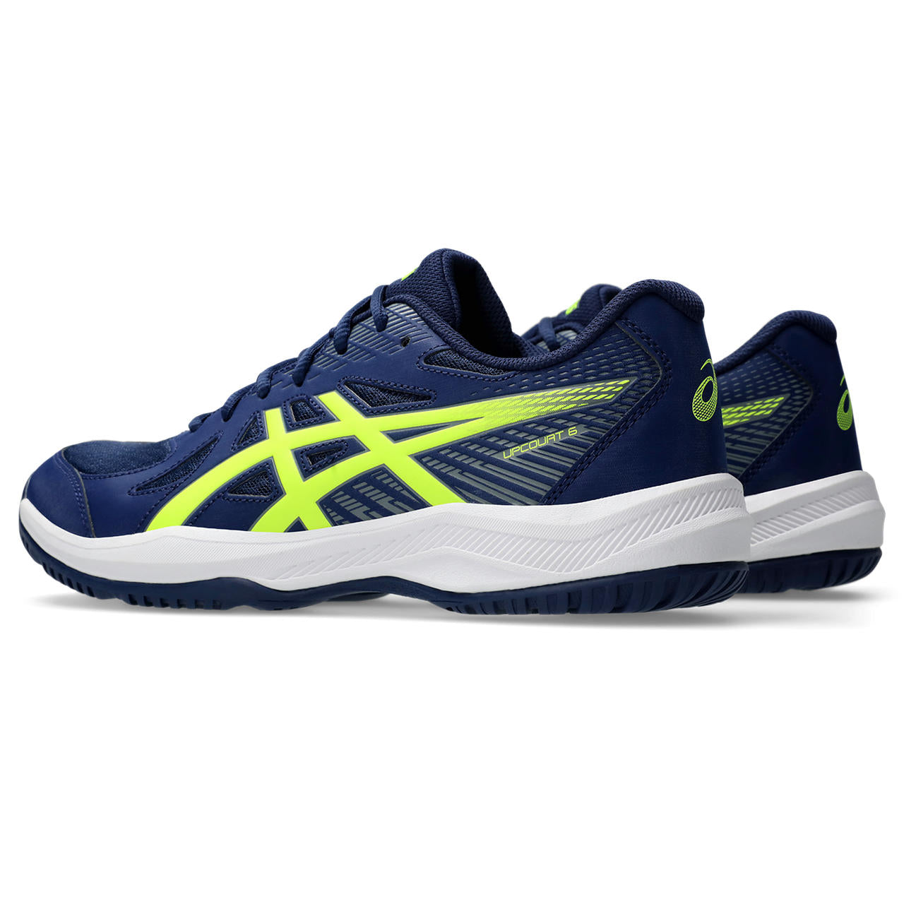 Asics Upcourt 6 Tenis Azul De Hombre Para Indoor