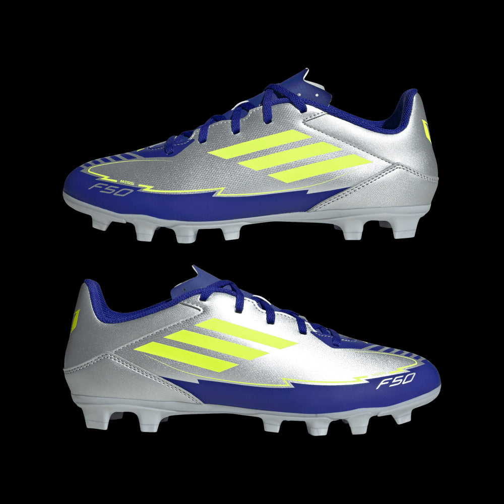 Adidas F50 Club Fg/Mg Mess Guayos gris unisex para futbol