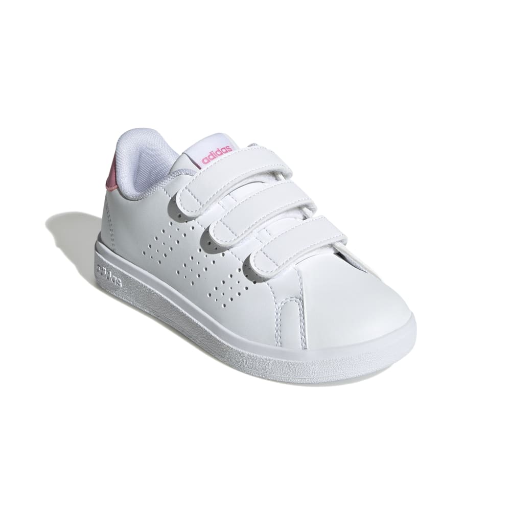 Adidas Advantage Base 2.0 Tenis Blanco De Niño Para Moda