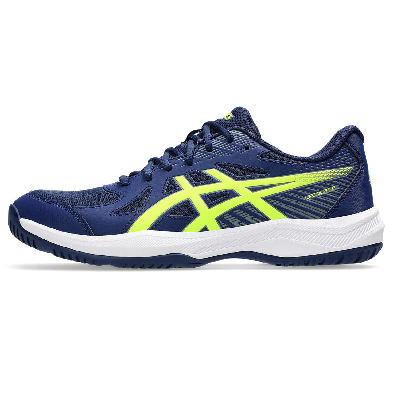 Asics Upcourt 6 Tenis Azul De Hombre Para Indoor