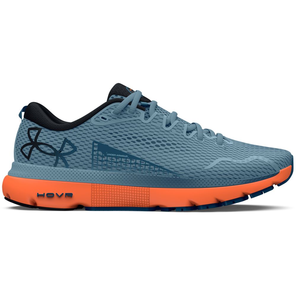UA Hovr Infinite 5 Tenis gris de hombre para correr