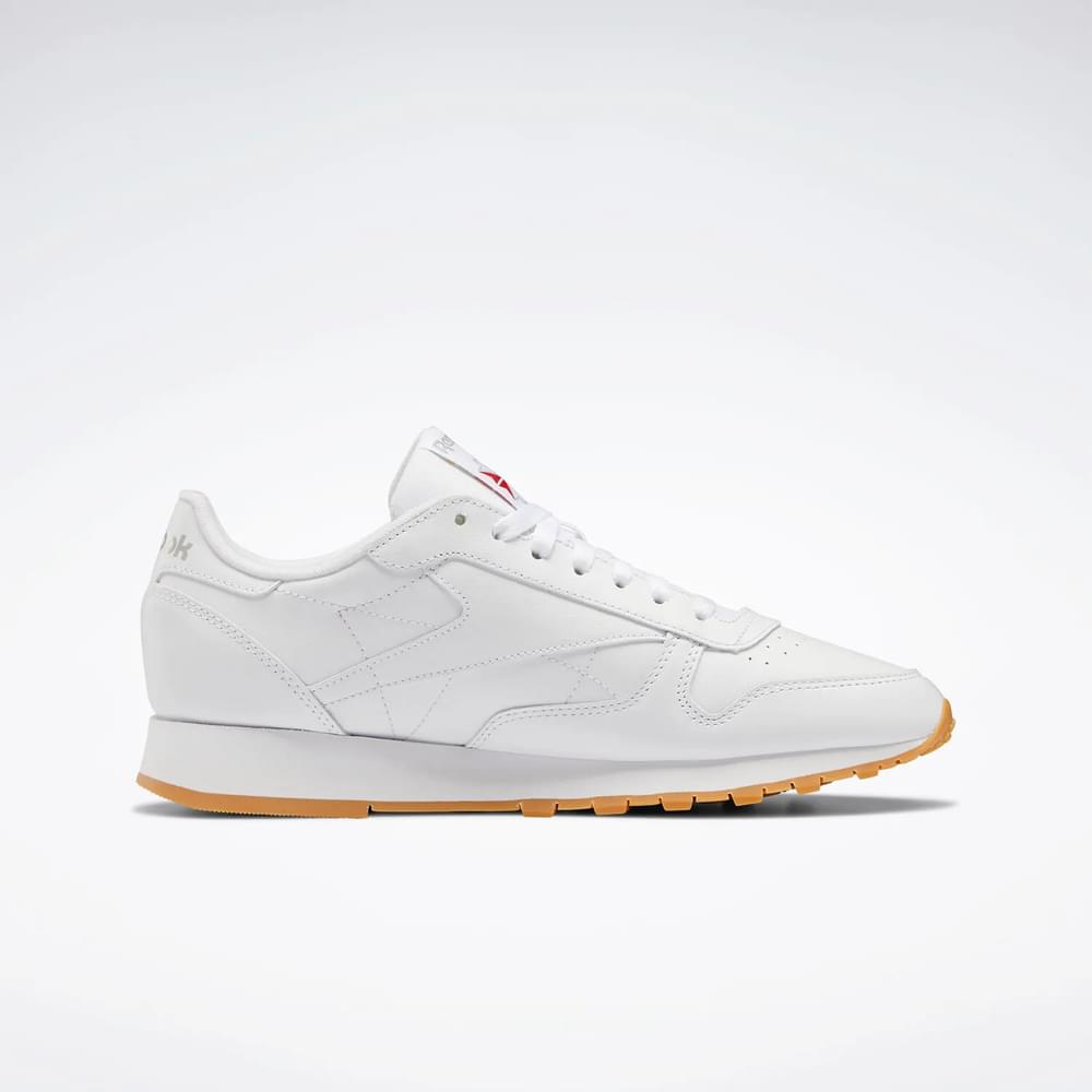 Reebok Classic Leather Tenis Blanco De Hombre Para Moda