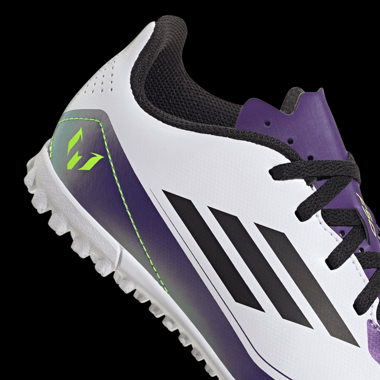 Adidas F50 Club Tf J Messi Guayos blanco de niño para futbol