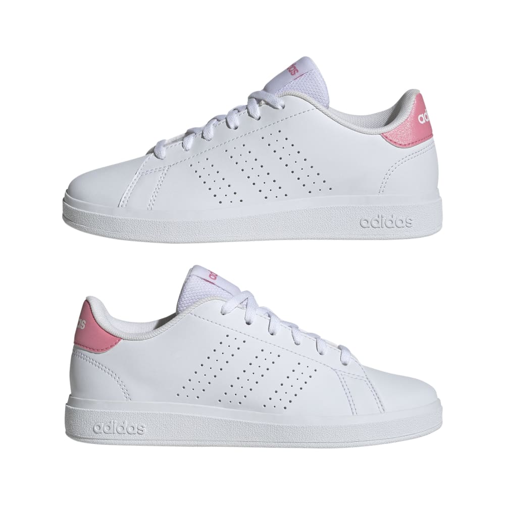 Adidas Advantage Base 2.0 Tenis Blanco De Niño Para Moda