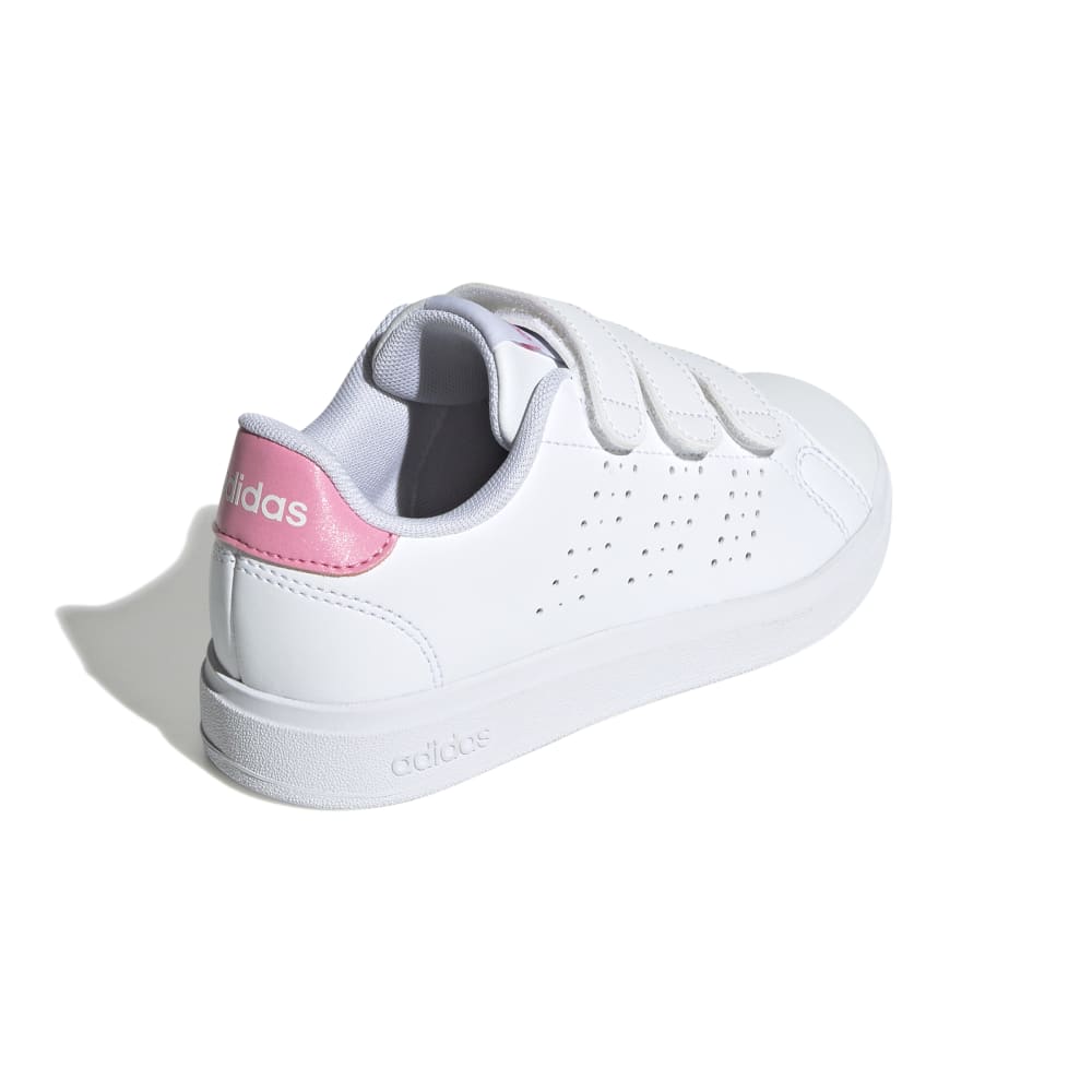 Adidas Advantage Base 2.0 Tenis Blanco De Niño Para Moda