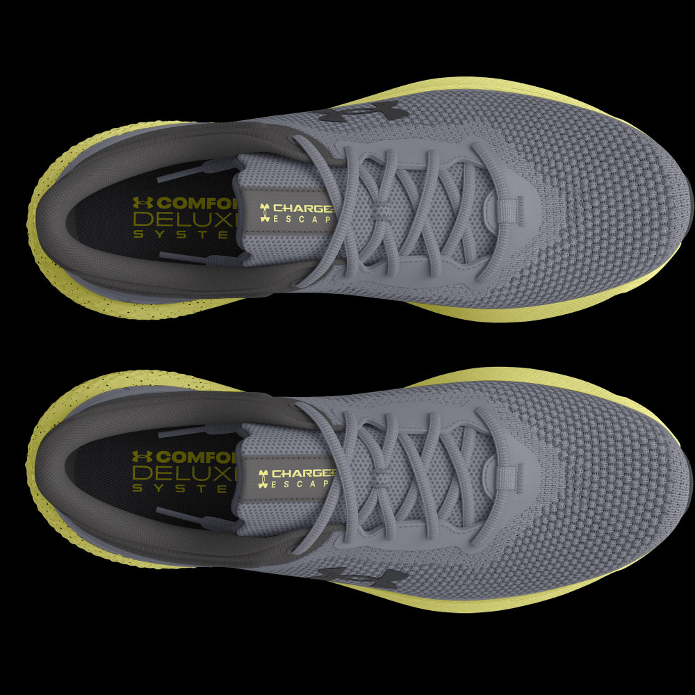 UA Charged Escape 4 Knit Tenis blanco de hombre para correr