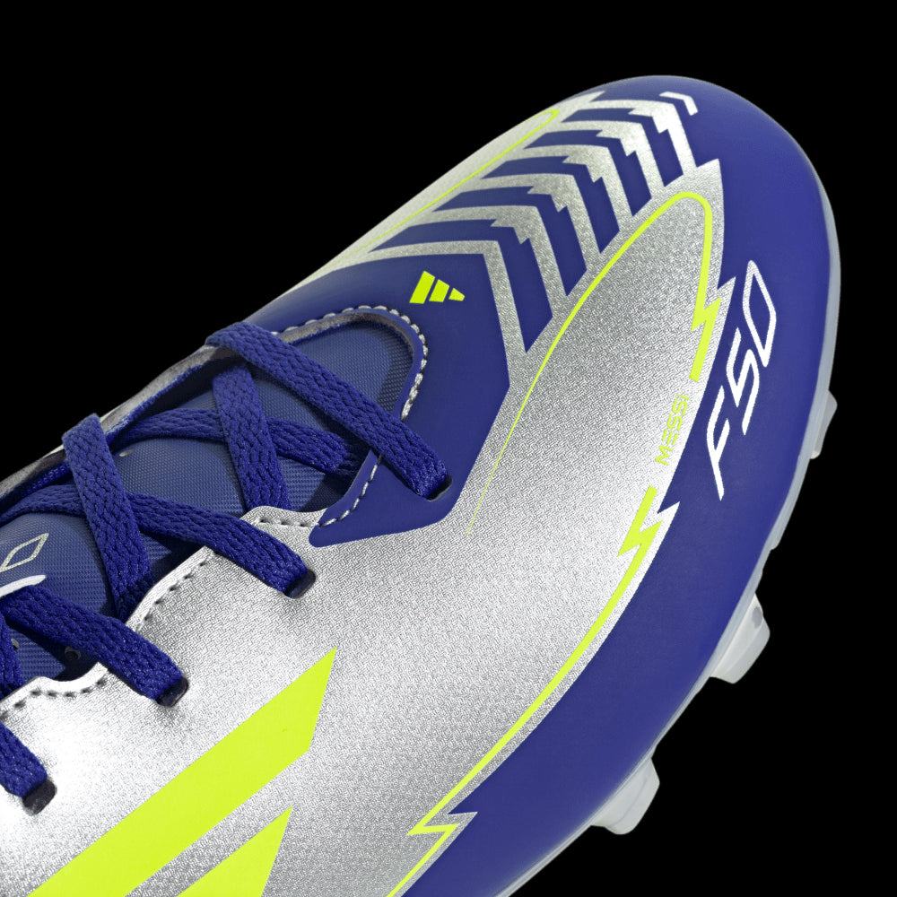 Adidas F50 Club Fg/Mg Mess Guayos gris unisex para futbol