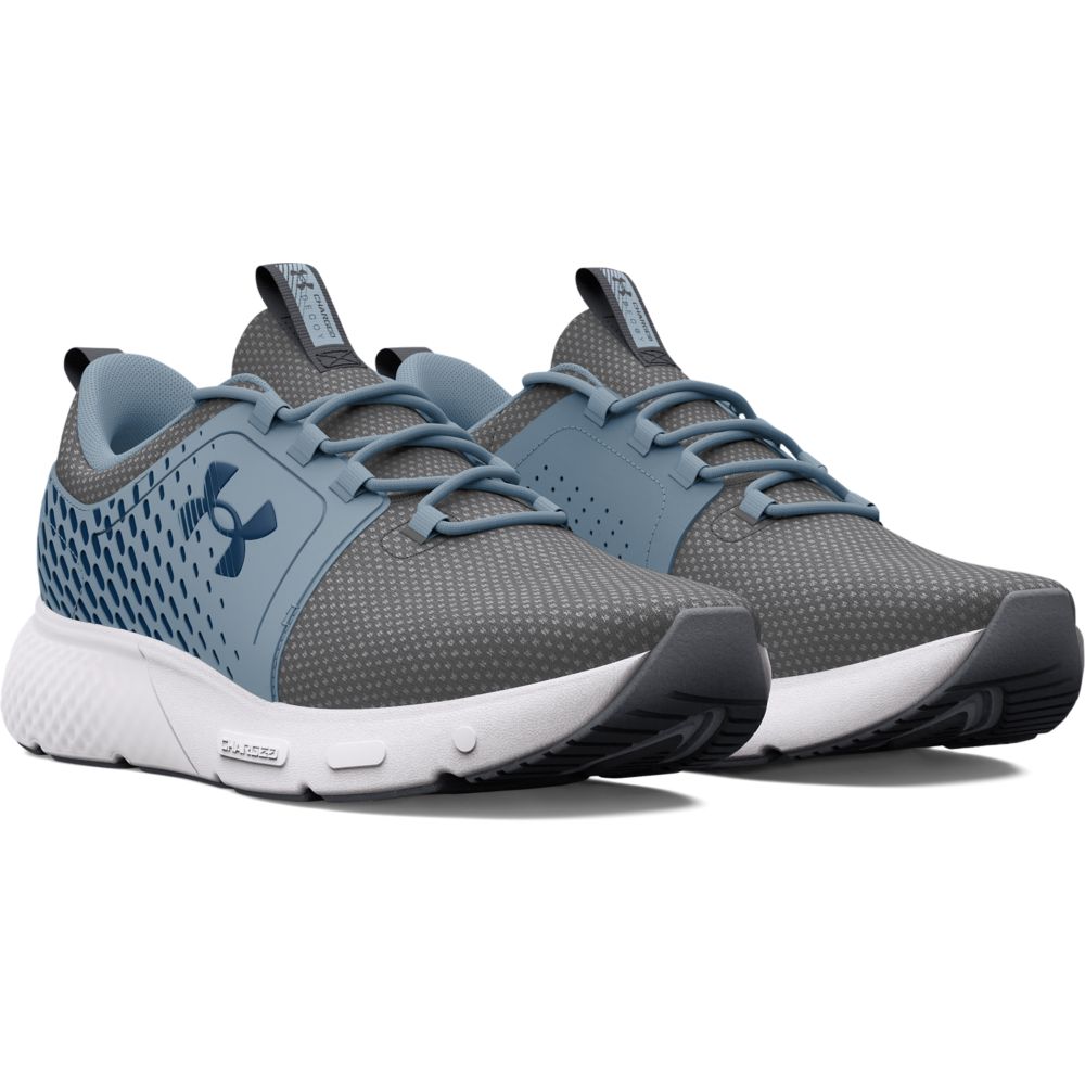UA Charged Decoy Tenis gris de hombre para correr