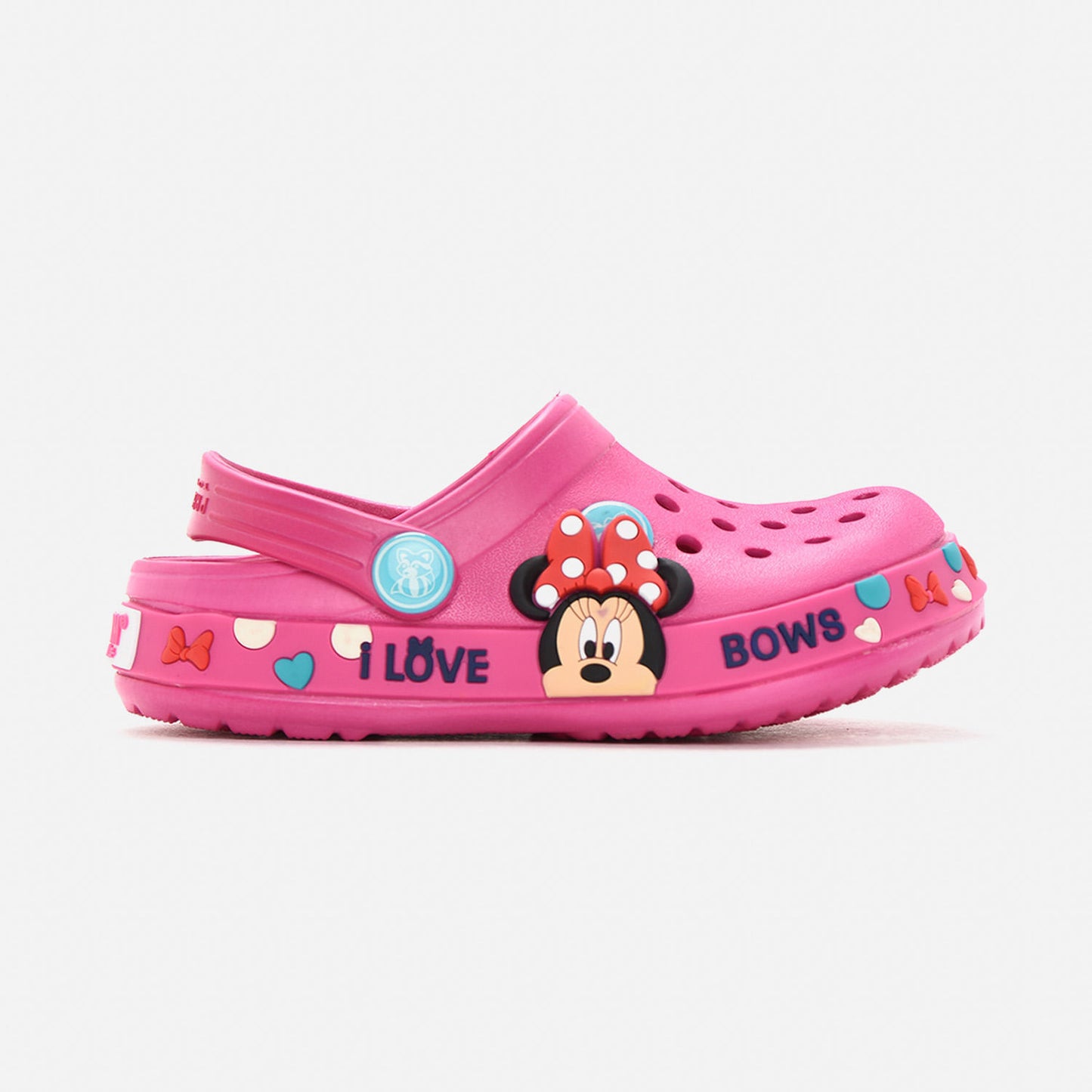 Suecos de Minnie Mouse rosados para niña