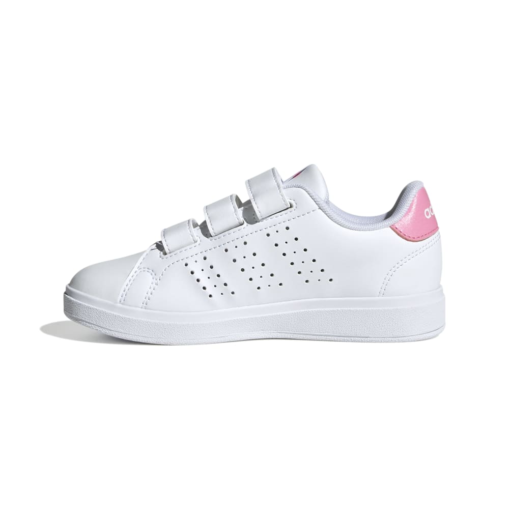 Adidas Advantage Base 2.0 Tenis Blanco De Niño Para Moda