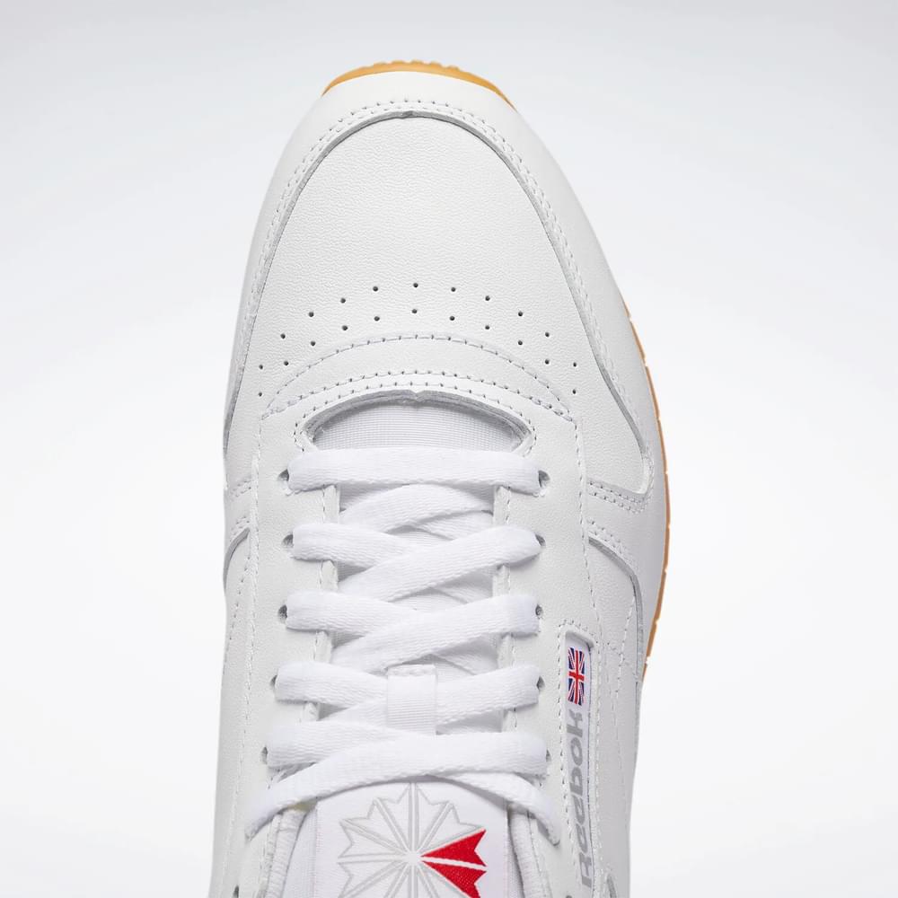 Reebok Classic Leather Tenis Blanco De Hombre Para Moda