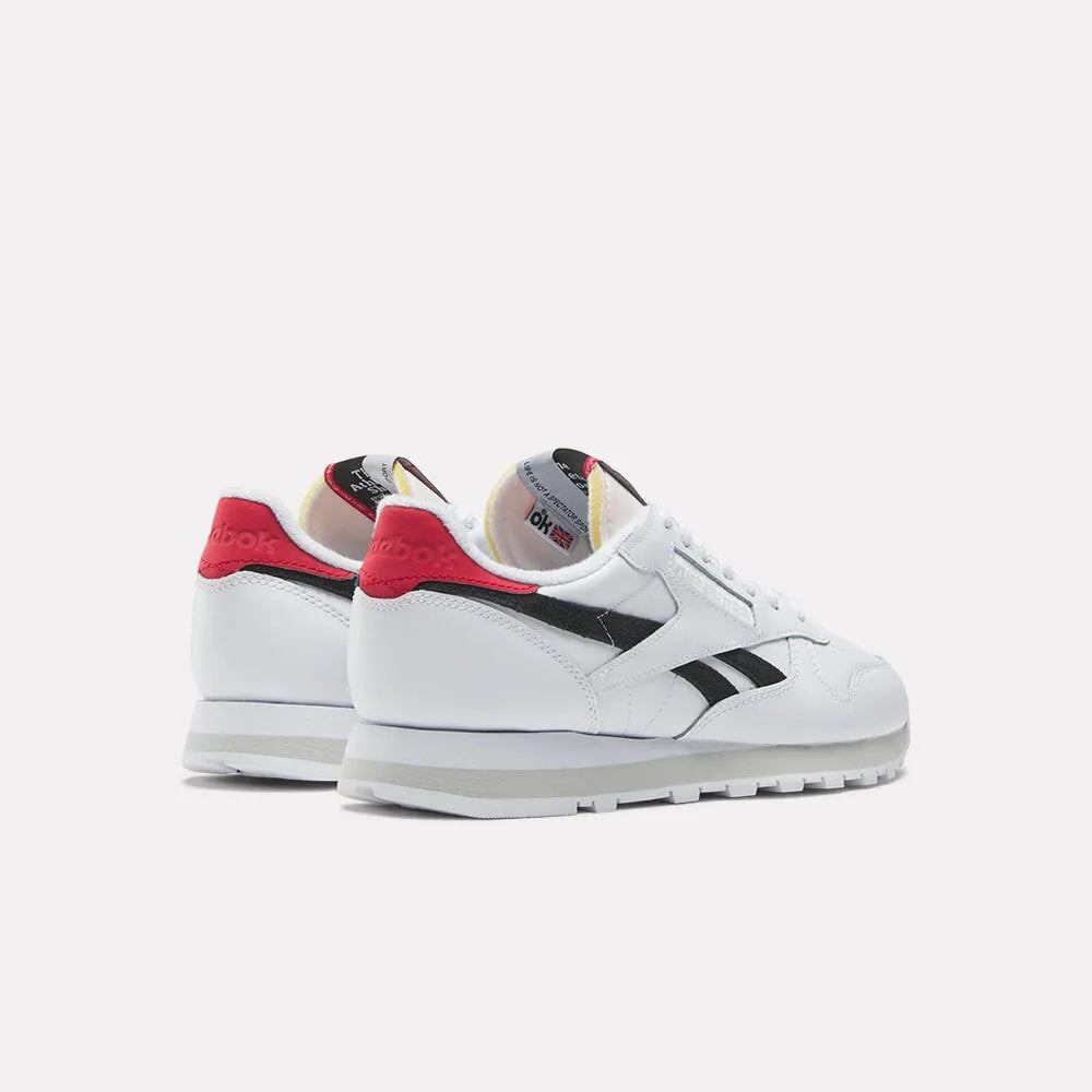 Reebok Classic Leather Tenis Blanco De Hombre Para Correr
