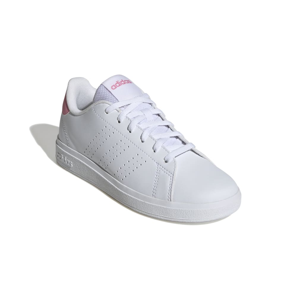 Adidas Advantage Base 2.0 Tenis Blanco De Niño Para Moda