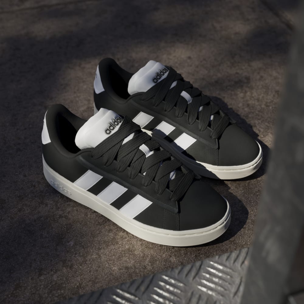 Adidas Grand Court Alpha 0 Tenis negro de hombre lifestyle