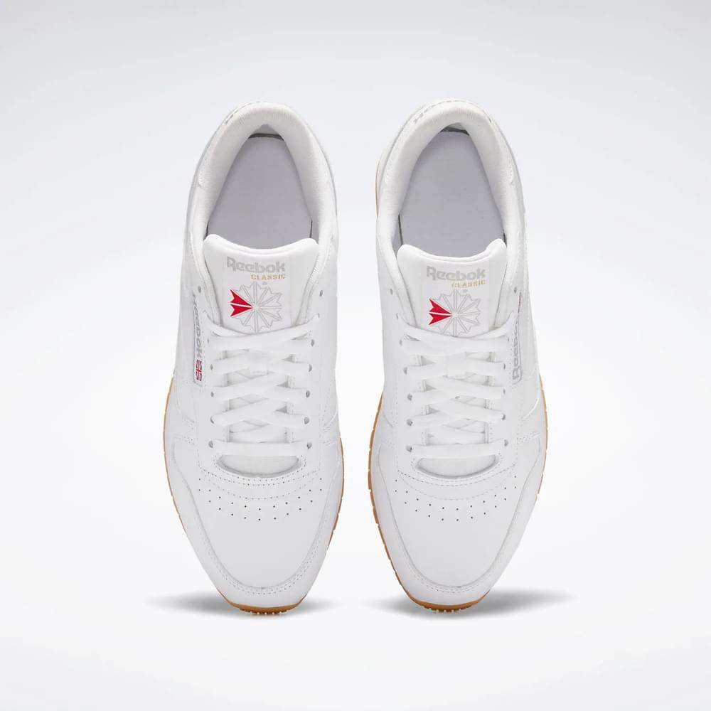 Reebok Classic Leather Tenis Blanco De Hombre Para Moda