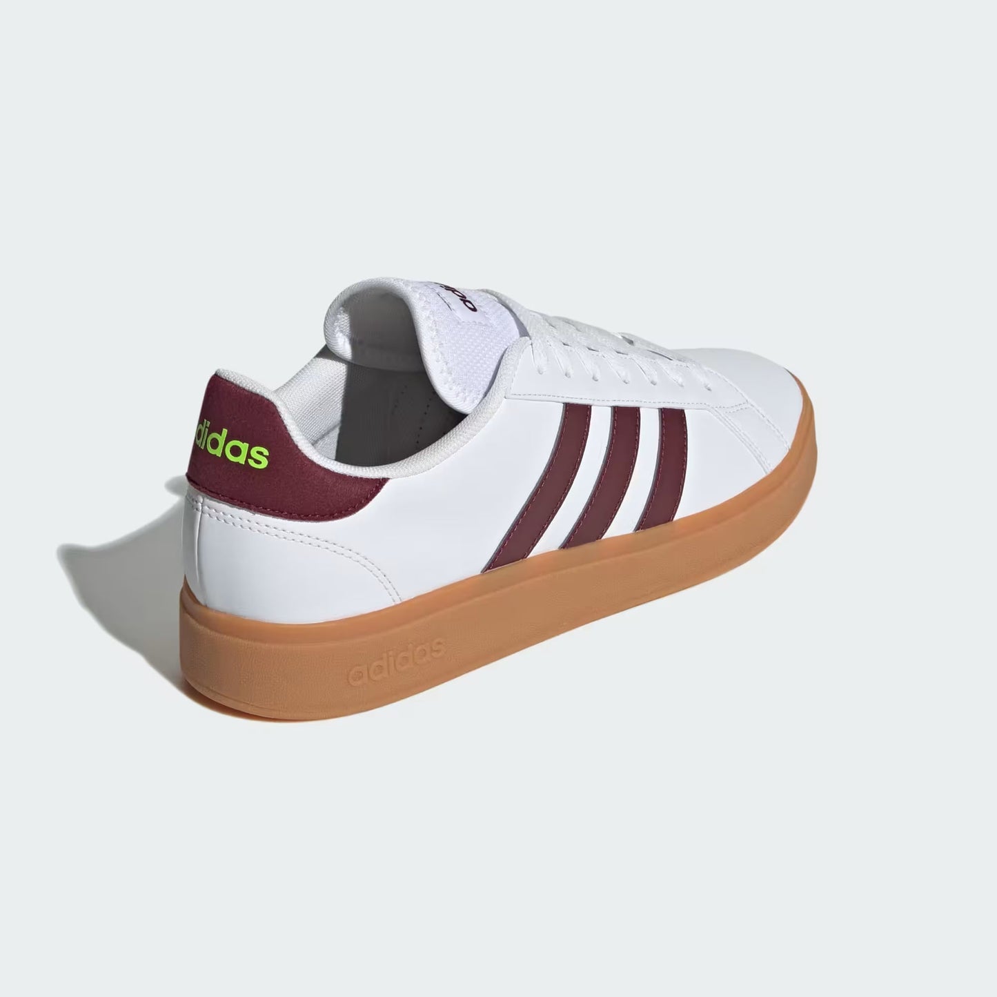 Tenis Adidas Hombre Grand Court TD ID1181 Blanco Rojo