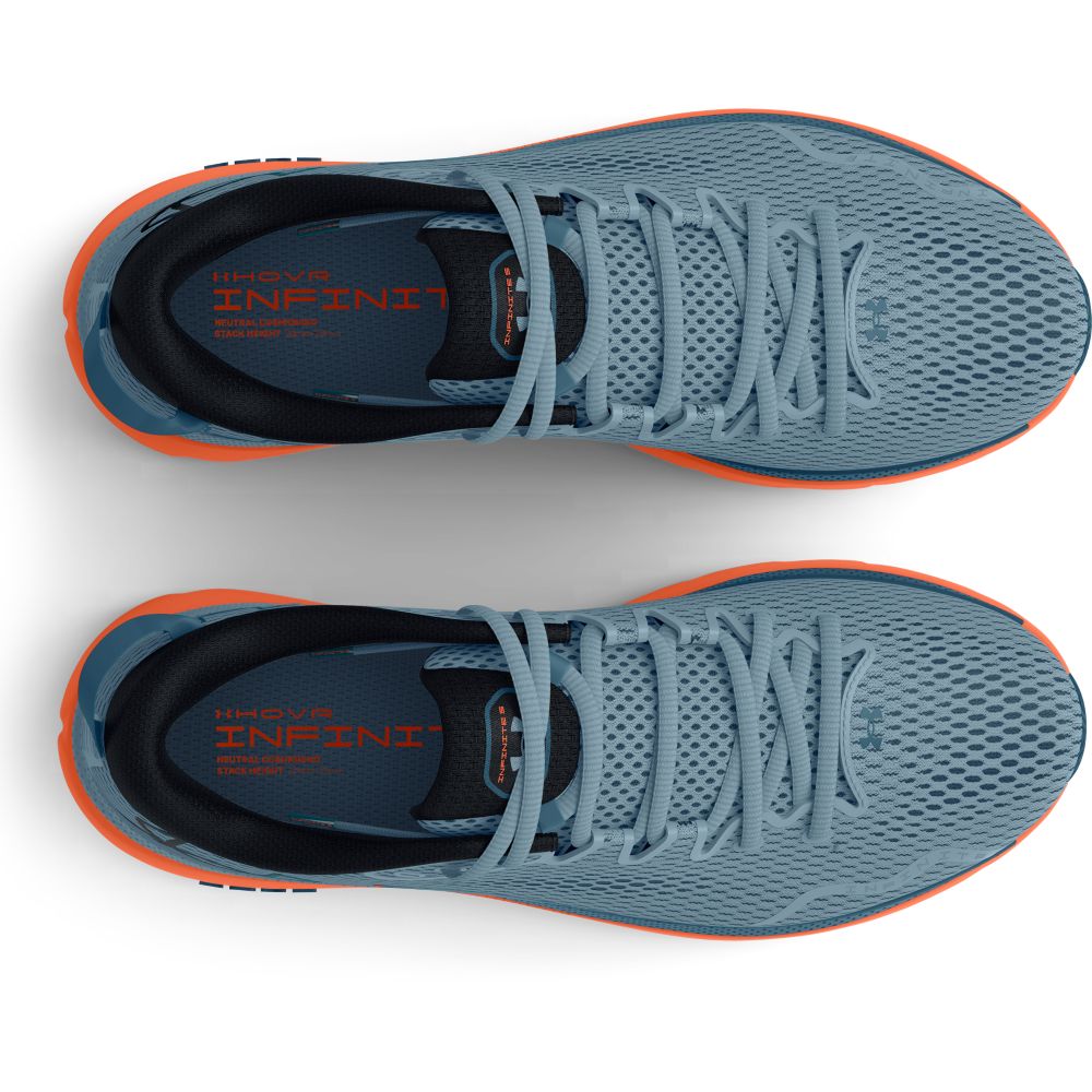UA Hovr Infinite 5 Tenis gris de hombre para correr