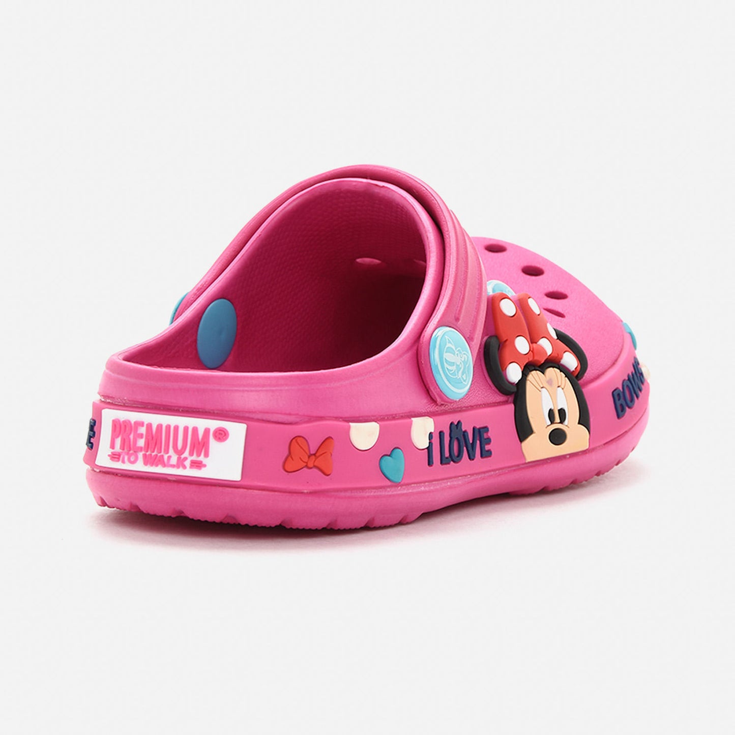 Suecos de Minnie Mouse rosados para niña