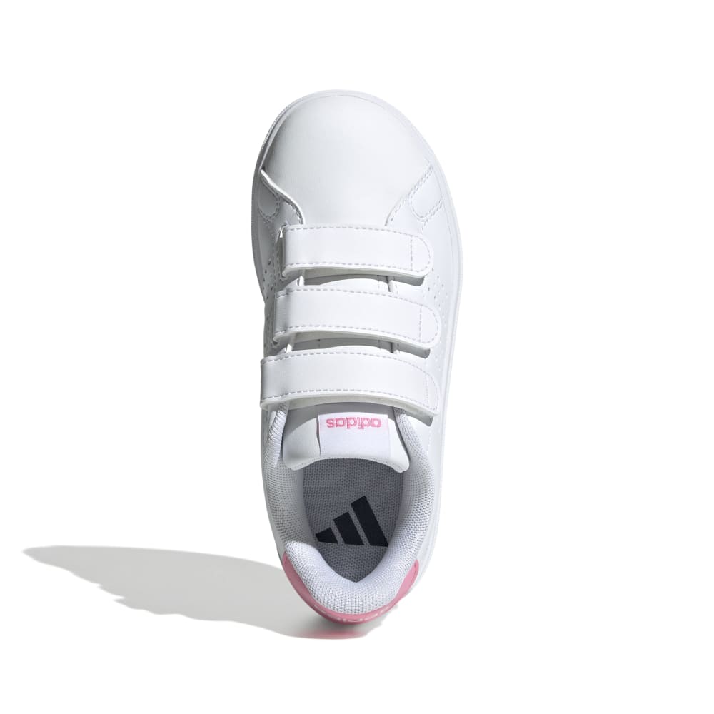 Adidas Advantage Base 2.0 Tenis Blanco De Niño Para Moda