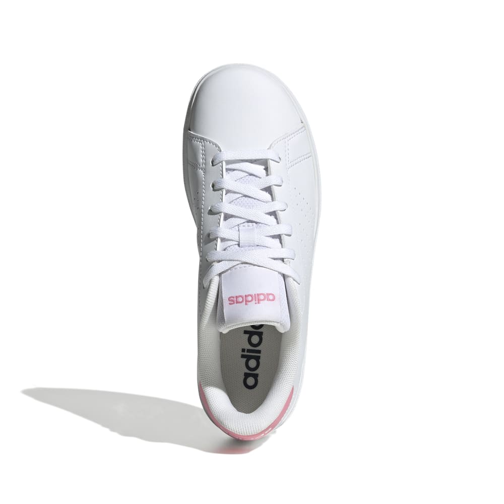 Adidas Advantage Base 2.0 Tenis Blanco De Niño Para Moda
