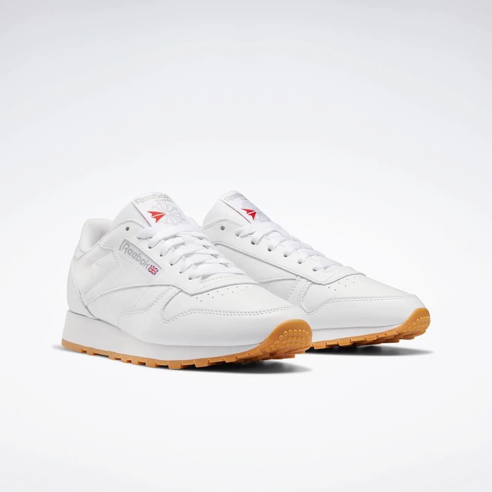 Reebok Classic Leather Tenis Blanco De Hombre Para Moda