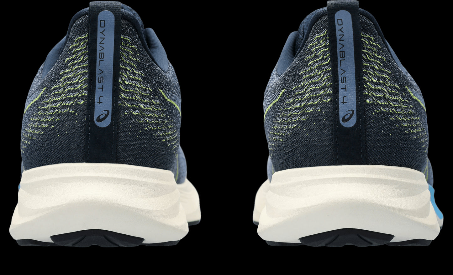 Asics Dynablast 4 Tenis azul de hombre para correr