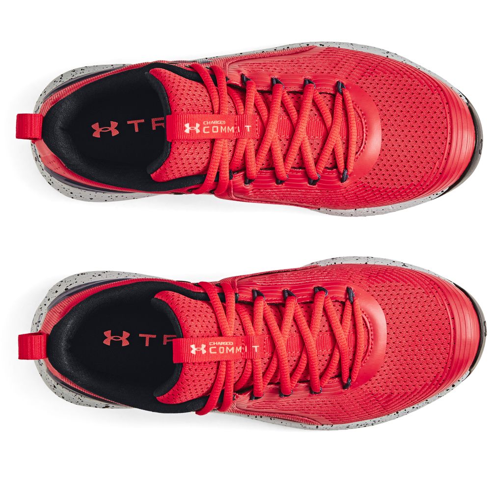 UA Charged Commit Tr 3 Tenis rojo de hombre para outdoor