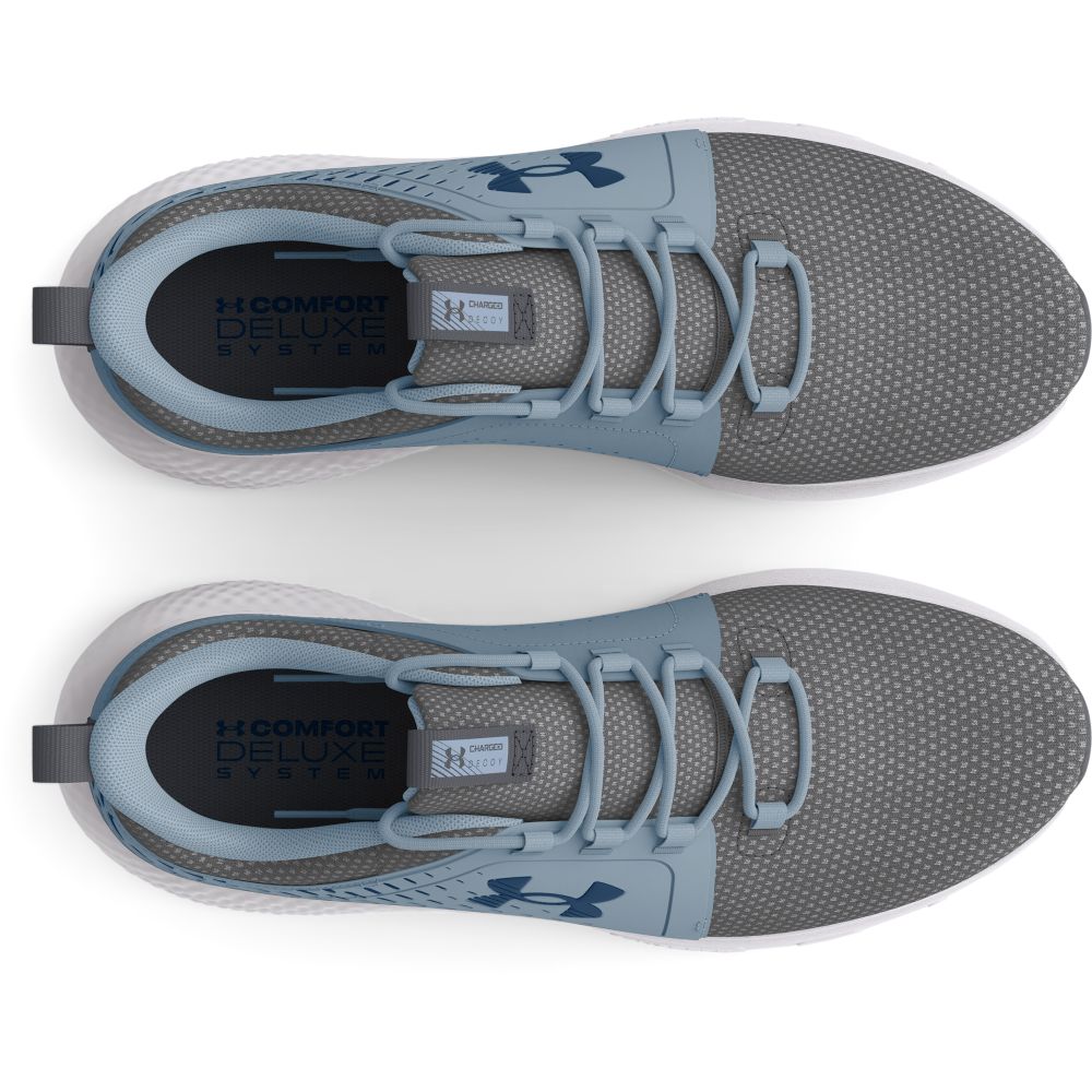 UA Charged Decoy Tenis gris de hombre para correr