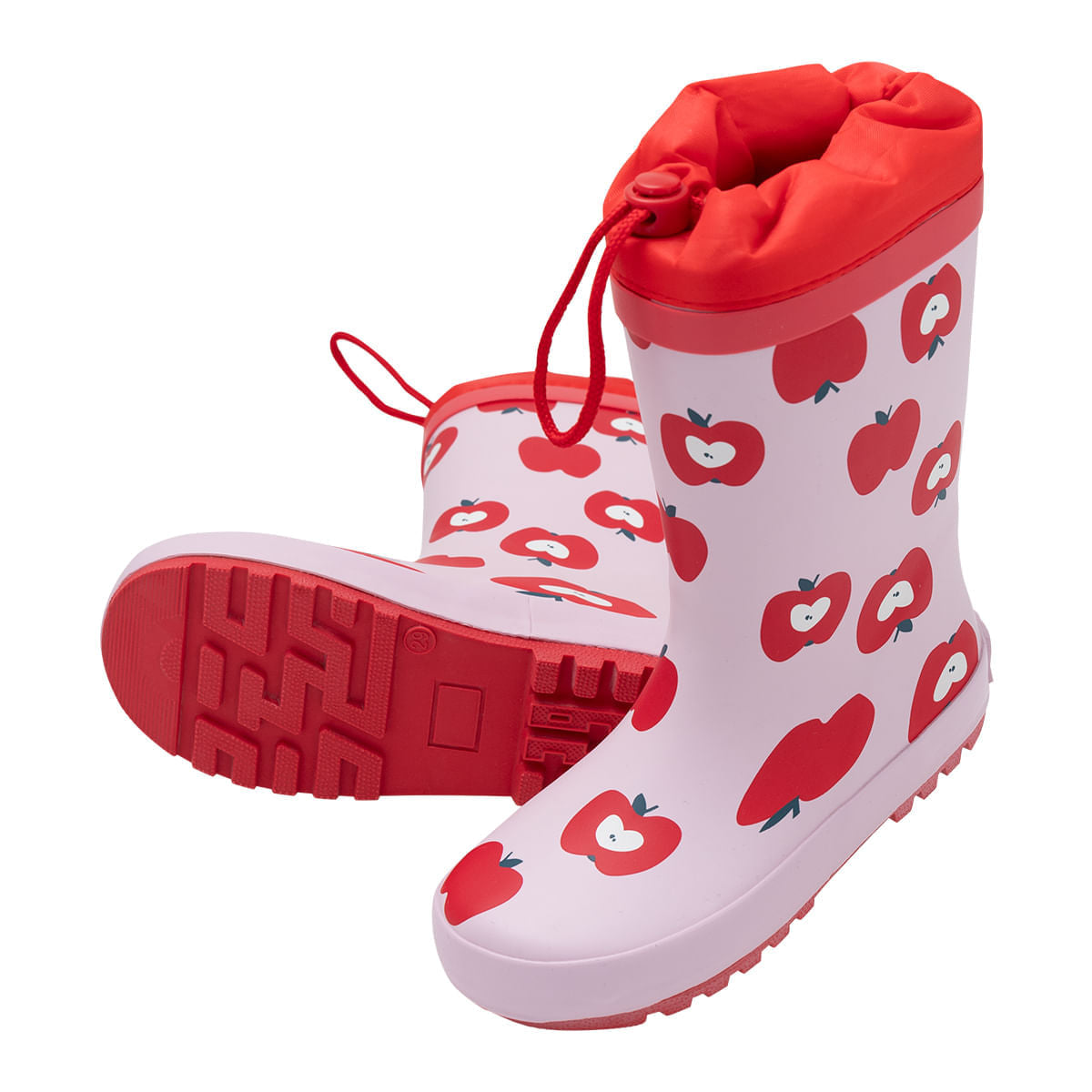 Botas plásticas con cordón ajustable para bebé niña
